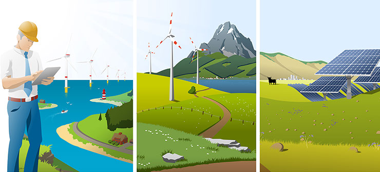 Kaiserwetter Illustration