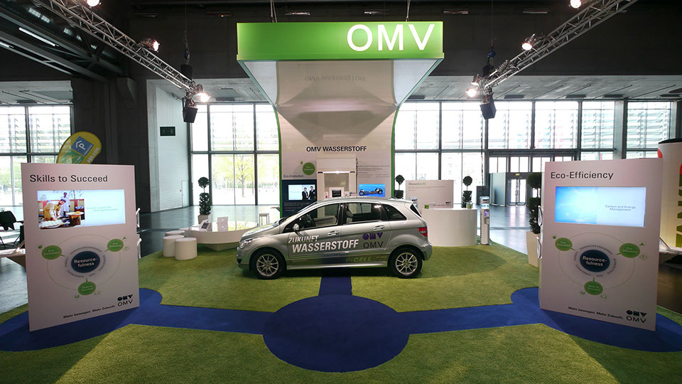OMV Wasserstoff Messestand – Bild 1